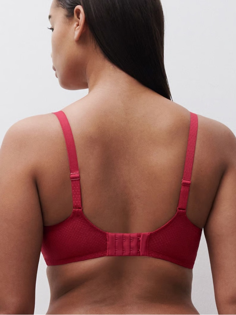 NEW Chantelle Fleurs Demi Bra - Candy Apple Shades Sz 36D NWT | Chantelle Bra - - Picture 6 of 13